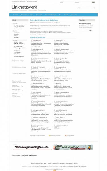Responsives Template für unser Linknetzwerk